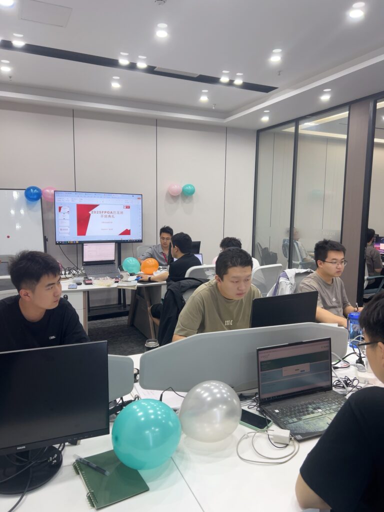 大发28国芯FPGA测试工程师定向班在成都基地正式开班